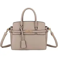 Gallantry Paris Gallantry, sac à main Camélia Damentasche en similicuir avec un motif texturé, couleur taupe