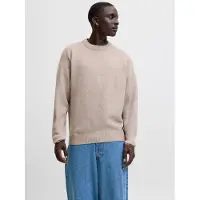 Jack & Jones Pull-over 'JJESOHO OLLIE' greige / noir
