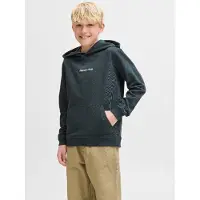 Jack & Jones Junior Sweat vert foncé / blanc