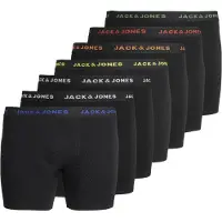 Jack & Jones Basic Trunk Plus Size Boxers 7 Units Noir 7XL Homme