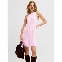 Jack & Jones Almira Linen Jjxx Sleeveless Short Dress Rose L Femme