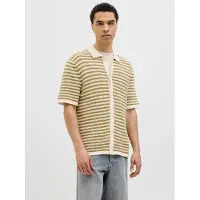 Jack & Jones Vestes en maille 'JORAlmeria' crème / olive