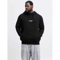 Jack & Jones Soho Plus Size Hoodie Noir 7XL Homme