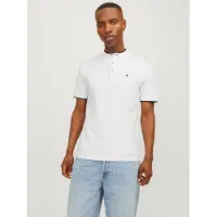 Jack & Jones T-Shirt 'JJEPaulos' noir / blanc cassé