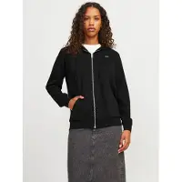 JJXX Veste de survêtement 'JXAbbie' noir / blanc
