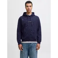 Jack & Jones Sweat-shirt 'JORNorrebro' bleu marine / orange