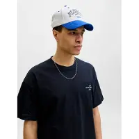 Jack & Jones Casquette 'JACBase Brandon' bleu / noir / blanc