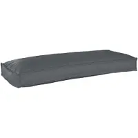 vidaXL Coussin pour banc de palette Anthracite 100 x 40 x 8 cm