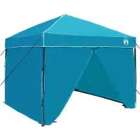 vidaXL , tente de jardin, 243 x 243 x 251 cm, verte, en tissu