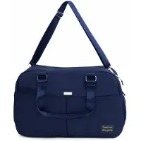 Solier Sac de voyage, de sport et week-end , extensible, pliable, avec compartiment à chaussures et bandoulière
