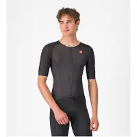 Castelli Free Speed 3 Race Short Sleeve Tri Jersey Noir M Homme