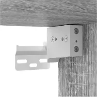 vidaXL Meuble TV mural 2 pcs Gris Sonoma 30 x 31 x 60 cm
