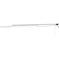 vidaXL Armature de store électrique blanche 4 x 2 m en aluminium