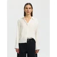 Selected Jonna Regular Fit Long Sleeve Shirt Blanc 36 Femme