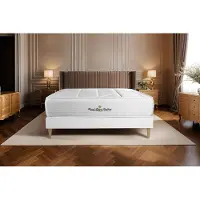 ROYAL PALACE Matelas Windsor 120x190 cm, mousse à mémoire de forme et ressorts ensachés, degré de fermeté 2, hauteur : 26 cm, 5 zones de confort