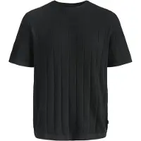 Jack & Jones Ebradley Knit Short Sleeve T-shirt Noir 2XL Homme
