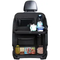 OEM Organiseur pour siège de voiture avec tablette rabattable - Universel - Taille : standard