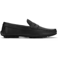 Martinelli pour homme. 1411-2496DY Mocassins en cuir Pacific noir (41), Plat, Aucun, Casuel, Classique