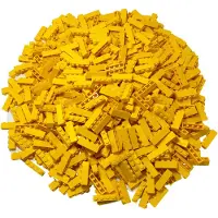 LEGO Briques 1x4 Jaune - 3010 NOUVEAU ! Quantité 50x