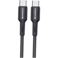 Xssive 3 mètres USB-C vers USB-C Câble de charge 2.4A Output Câble de données Câble de charge et de synchronisation noir