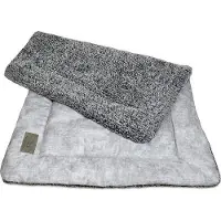 OEM Tapis pour chien lavable, 80 x 55 cm, gris, aspect laine, pour la maison