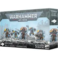 Games Workshop Warhammer 40k - Space Wolves Terminators Gardes Loups (2025) (Matières plastiques)