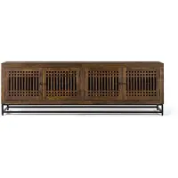GINER Y COLOMER Meuble TV en bois d'acacia, Tailandia, 65 cm x 200 cm x 45 cm,