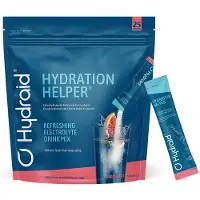 Hydraid Hydration Helper, poudre, vitamine B12, vitamine B3 (niacine), vitamine B5 (acide pantothénique), vitamine C, chrome, potassium, magnésium, sodium, 12,9 g, 36 kcal, 9 kcal