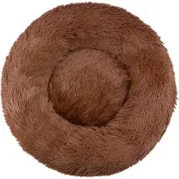 OEM Coussin volumineux, marron et de forme sphérique pour chiens et chats, d'un diamètre de 90 cm.