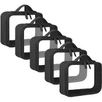 OEM Lot de 5 trousses de toilette de voyage transparentes, pour femmes et hommes, trousse de voyage pour liquides autorisée en avion