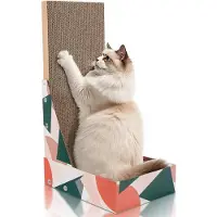 OEM Griffoir de 60 cm de haut, en forme de L, avec un compartiment pour l'entretien des griffes