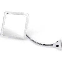 OEM Miroir de douche pratique avec vitre anti-buée, muni d'un raccord pour tuyau d'arrosage, destiné à la salle de bains.