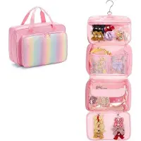 OEM Ensemble d'ameublement pour chambre d'enfant - Organiseur de bagages - 30 x 13 x 19 cm - Rose - Avec système de suspension