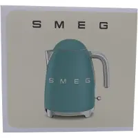 Smeg Bouilloire sans fil 1.7l 2400w vert émeraude - - KLF03EGMEU -