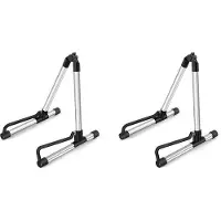 OEM Support pour guitare électro-acoustique, réglable, pliable, en métal, argenté, en deux parties