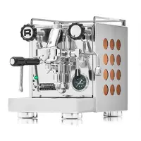 Rocket Appartamento Kompakte Siebträger Espressomaschine chrom kupfer