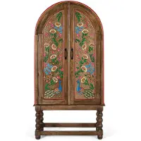 GINER Y COLOMER Armoire en bois de manguier de Silex, 160 cm x 83 cm x 40 cm,