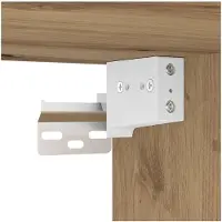 vidaXL Meuble TV mural 5 pcs Artisan-Chêne Bois composite