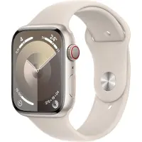 Apple Watch Series 9 45 mm Numérique 396 x 484 pixels Écran tactile 4G Beige Wifi GPS (satellite)