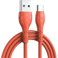 XO Câble de charge et de transfert de données 1m USB type A vers USB type C 2,4A Orange