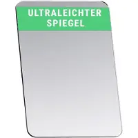 OEM Miroir rectangulaire de poche en acrylique – idéal pour le bricolage et les voyages, 15 x 20 cm