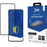 3mk Protection Samsung Galaxy S21+ 5G - HardGlass Max Black (Samsung Galaxy S21+ 5G), Téléphone portable : film de protection, Noir