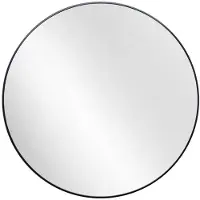 Styler Miroir mural , modèle Luna, diamètre 80 cm. Miroir rond, design moderne, idéal pour la décoration de salles de bain, de couloirs ou de chambres