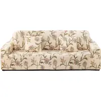 OEM Housses de canapé modernes - Housses extensibles pour canapés - Protection pour canapés 1, 2, 3 ou 4 places - Motifs floraux
