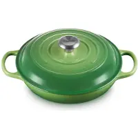Le Creuset Shallow pan Evo 26cm, Poêle + casserole, Vert