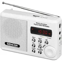 Sencor SRD 215 W radio Analog White