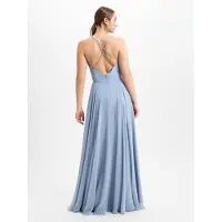 LUXUAR Fashion Robe de soirée bleu clair
