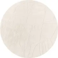 Tapis.nl Tapis moderne Tokko crème 160 cm rond