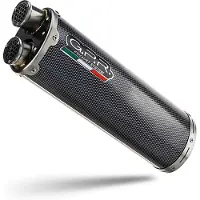 Gpr Exclusive Dual Poppy Yamaha Tenere 700 25-26 Homologated Slip On Muffler Argenté Homologated