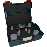 Bosch Pro Pc Plus Wood Hole Saw 8 Pieces Argenté
